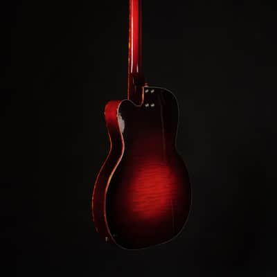Hammett Guitar Co. H161 'Slim Twin' 2020 Heritage Cherry Burst image 14
