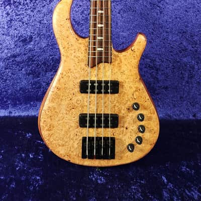 Drake Custom Short Scale 4 Bass Guitar, Natural Oil image 1