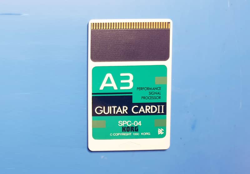 SPC-04 GUITAR Card expansion (RARE) for KORG A3 / A2 processor image 1