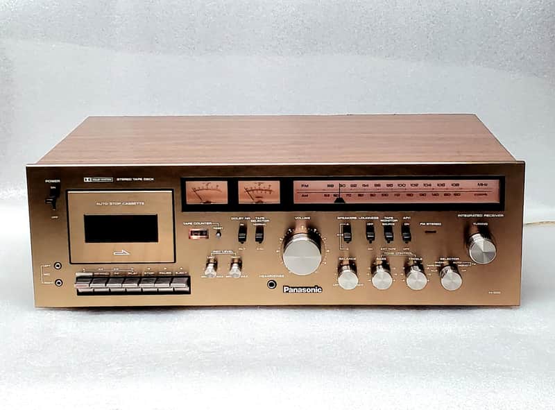 Vintage Panasonic RA-6500 AM/FM Stereo Receiver  with Tape Deck image 1