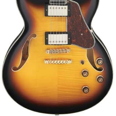 Ibanez AS93FMAYS Hollowbody Electric Guitar (Antique Yellow Sunburst) - No Case image 7