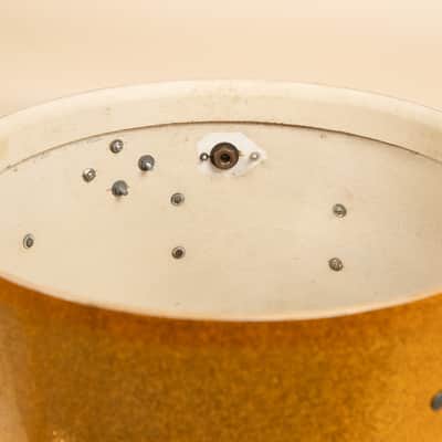 Vintage Camco 14x20 Gold Sparkle Tuxedo Bass Drum image 14