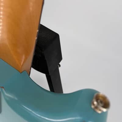 Fender Justin Meldal-Johnsen Road Worn Signature Mustang Bass 2018 - Present - Faded Daphne Blue image 4