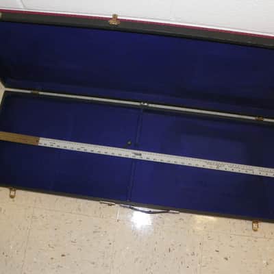 1960's*TEISCO-KENT-*RED PLAID*GUITAR CASE*BARITONE?BASS INTERIOR 43"x21.5"x13.5" image 11