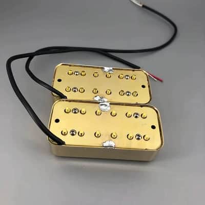 Gold Filtertron Guitar Neck and Bridge Humbucker Pickups Set image 7