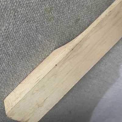 Maple Wood 4 String Fretless Bass Guitar Neck image 5