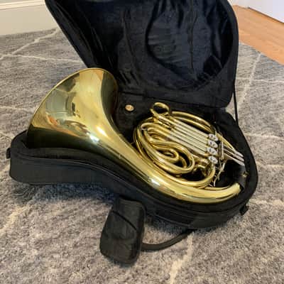 Mendini By Cecilio F/Bb Double French Horn with Solid Rotors String Lever Action image 2