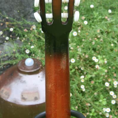 Yamaha Nippon Gakki Dynamic ALL Solid Guitar No.40A Red Label  1963 Natural+Original Hard Case image 10