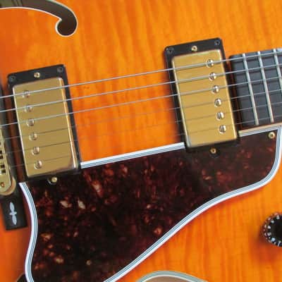 2001 Gibson Chet Atkins Country Gentleman Orange Flame w/OHSC image 6
