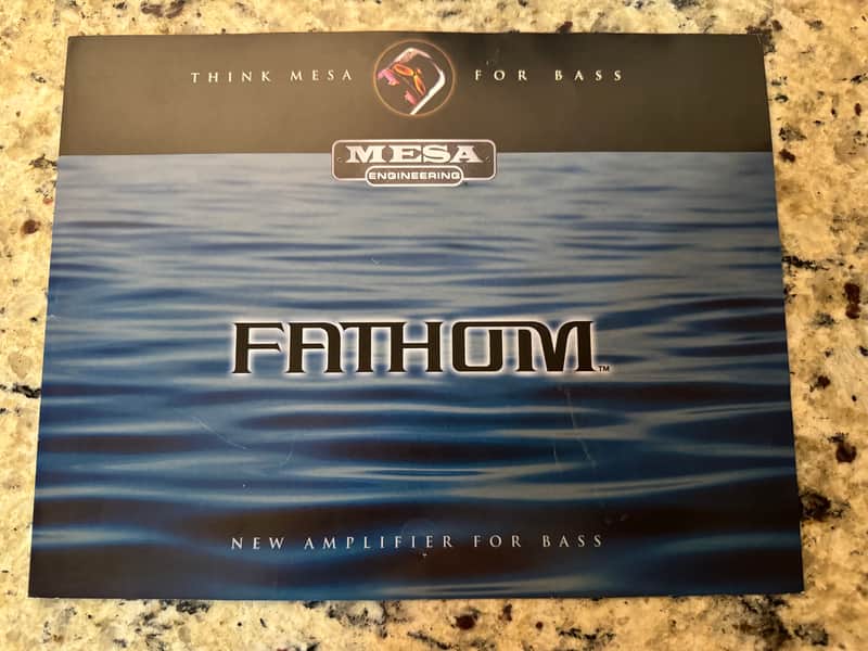 Mesa Boogie Fathom Amp Brochure Catalog Combo Head 2008 image 1