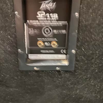 Peavey SP118 18-inch Passive Subwoofer Pair w/ Black Widow Speaker - Made in USA image 7