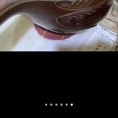 Amazing Vintage 75 years old Male Tanpura, by most Renowned Maker (Naskar's) very good sounding instrument image 3
