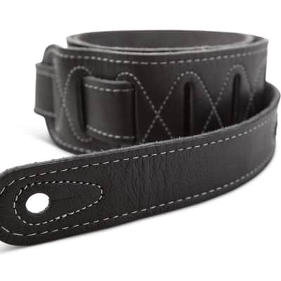 Taylor 2.5" Leather / Suede Strap - Black image 5
