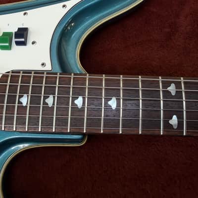 Teisco Spectrum 5 1990s Metallic Blue Made in Japan image 12