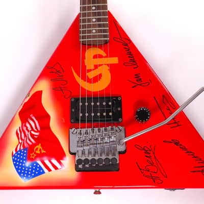 1989 Kramer Gorky Park Balalaika Floyd Rose w/Case, COA & Xtras image 4