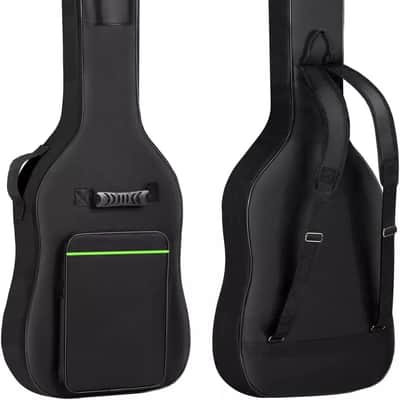 Electric Bass Guitar Gig Bag | Lightweight Padded Backpack with 0.3-inch Padding & Multiple Pockets | Fits 43" to 46" Bass Guitars image 1