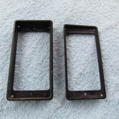 Dimarzio USA Pickup Surrounds Black Neck & Bridge Position Pickup Rings Dimarzio USA Pickup Surrounds Bridge & Neck Positions image 4