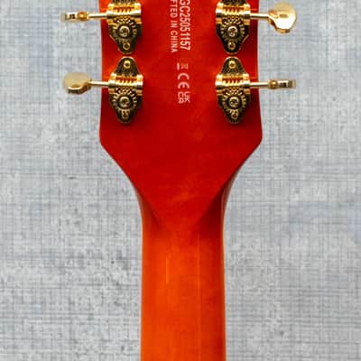 Gretsch Synchromatic Nashville Hollow Body Single-Cut with Bigsby 50's Orange Stain image 9
