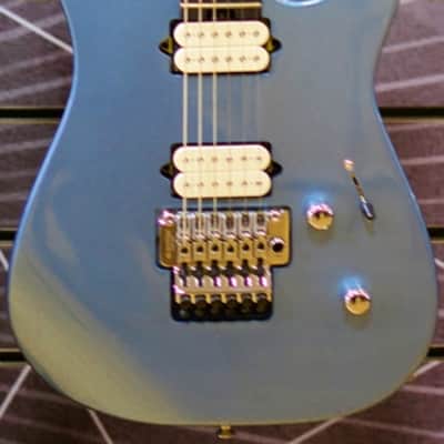 Jackson MJ Series Dinky DKR Ice Blue Metallic Electric Guitar & Case B Stock image 6