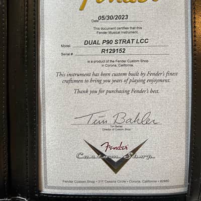 2023 Fender Custom Shop Limited Edition Dual P-90 Stratocaster Closet Classic Relic - Blue Sparkle image 5