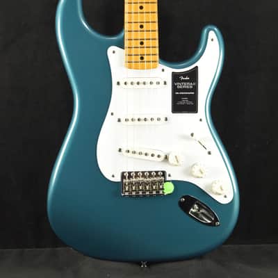 Mint Fender Vintera II '50s Stratocaster Ocean Turquoise Maple Fingerboard image 1