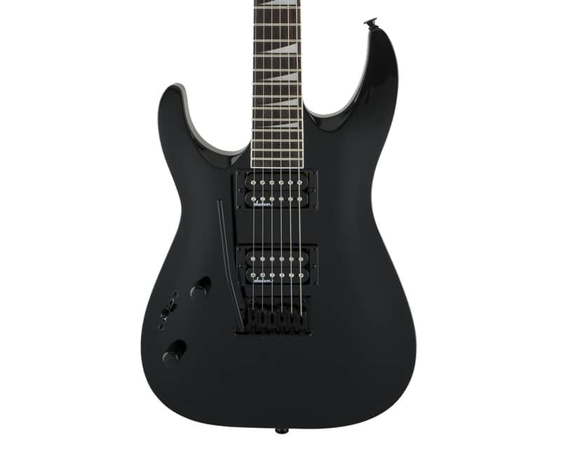 Jackson JS Series JS22 Dinky Arch Top DKA LH - Gloss Black w/ Amaranth FB image 1