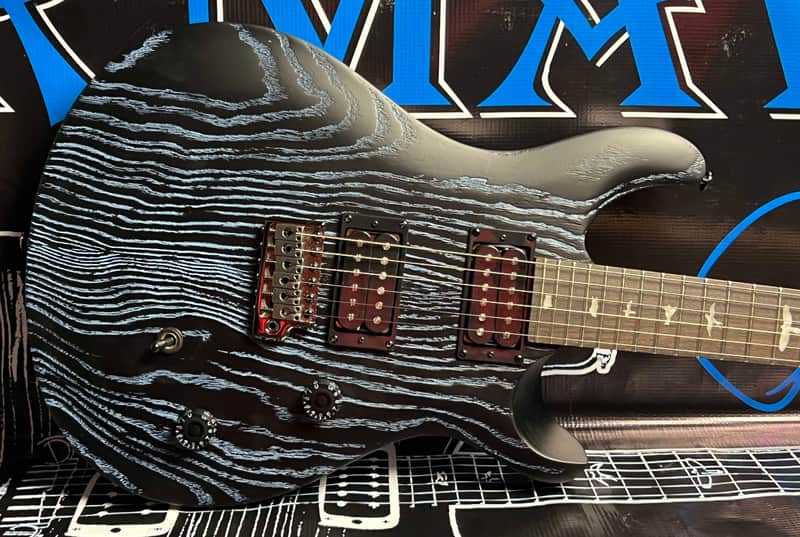 PRS SE Swamp Ash CE 24 Sandblasted 2024 - Sandblasted Blue image 1