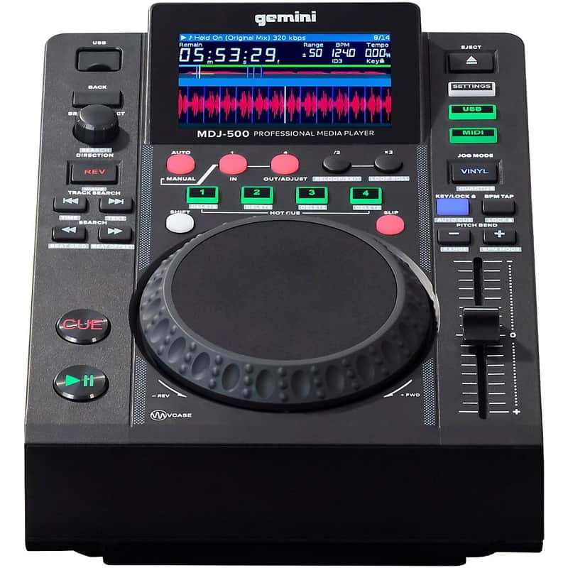 Gemini MDJ-500 Professional USB DJ Media Player Regular image 1