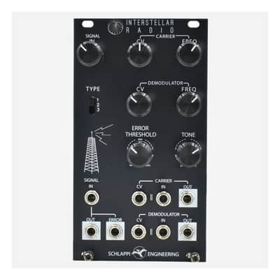 Schlappi Engineering Interstellar Radio Eurorack Module (Black) image 1