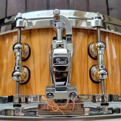 Pearl& Drum Art OliveTree Stave Snare Drum 14x5.5 image 4