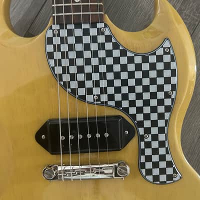 Pickguard & Truss rod Cover for Gibson SG Junior Jr. Checkerboard image 6
