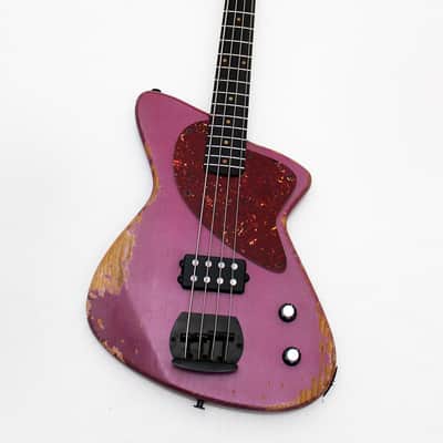 DWG Custom 34" Proto 4-String Bass Guitar Relic Roasted Pine image 1