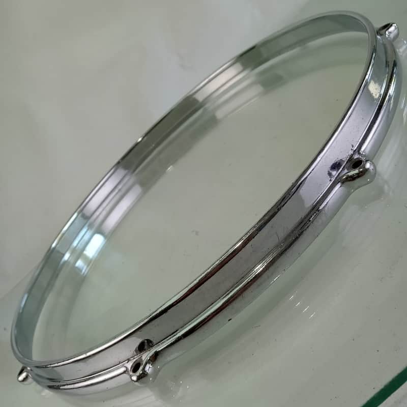 Premier 2x 14" 50s Die-Cast Snare Drum/Floor Tom Batter Rims/Hoops"Beer-Barrel image 1