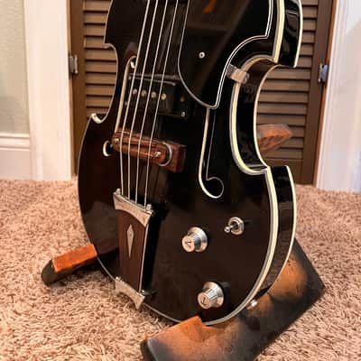 Univox Scroll Headstock Violin Beatle Bass MIJ image 13