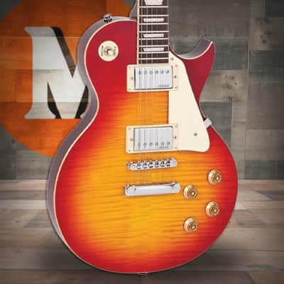 Vintage V100 ReIssued Electric Guitar - Cherry Sunburst (V100CS) image 1