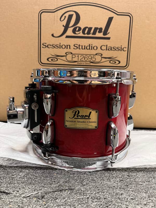 Pearl Session Studio Classic 10" x 7" Rack Tom Sequoia Red #110 - Brand New image 1