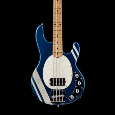 Ernie Ball Music Man StingRay 3 EQ H - Blue Pearl #36188 with Gig Bag image 3