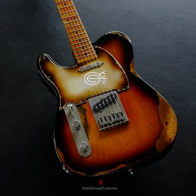 Fender Telecaster Sunburst Left Handed Heavy Aged Relic (RARE) image 2