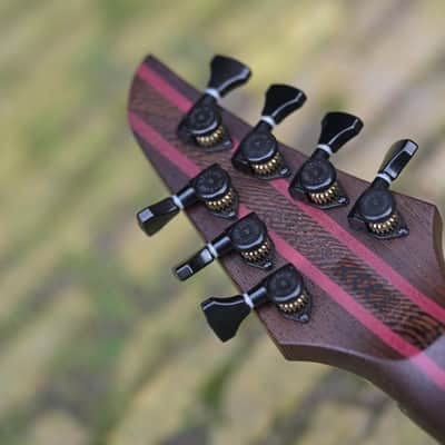Mayones Duvell Elite 7, Schaller Hannes Bridge - Galaxy Blue Gloss image 8