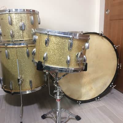 Slingerland Radio King 1946-48 Gold Sparkle image 1