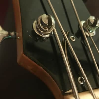Vintage Ventura  Semi-hollow body bass guitar 335 copy 60’s-70’s Sunburst image 13