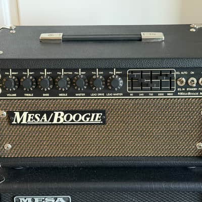 Mesa Boogie Mark III Simul-Class 3-Channel 75-Watt Guitar Amp Head - Green Stripe Bild 2