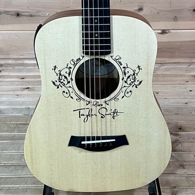 Taylor Taylor Swift Baby Taylor TS-BTe Acoustic Electric Guitar - Natural image 1