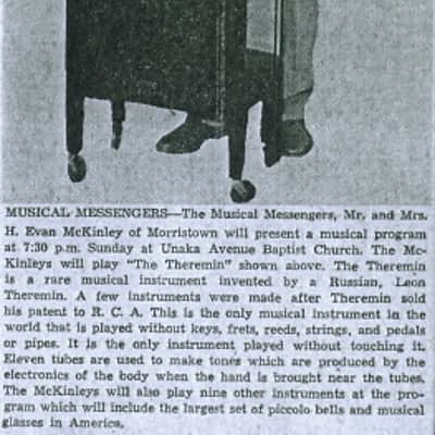 Leon Theremin "Soloist Custom" Theremin, c. 1938. image 5
