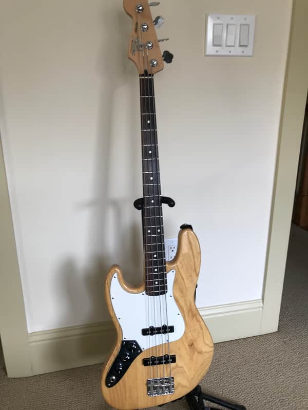 Fender MIM Jazz Bass 90's Natural image 1