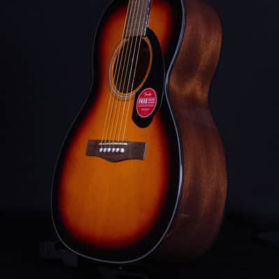 Fender CP-60S Parlor, Walnut FB, Sunburst image 2