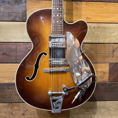 Hofner President Sunburst 1960 With Bigsby and Vintage Pickups image 1