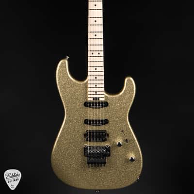 Charvel USA Custom Shop San Dimas HSS - Gold Sparkle image 3