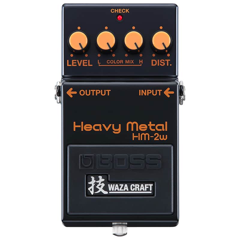 Mint Boss HM-2W Waza Craft Heavy Metal Distortion Guitar Effects Pedal image 1