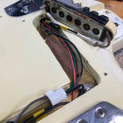 Fender Jaguar 1962 - 1965 - White Refin with Matching Headstock image 22